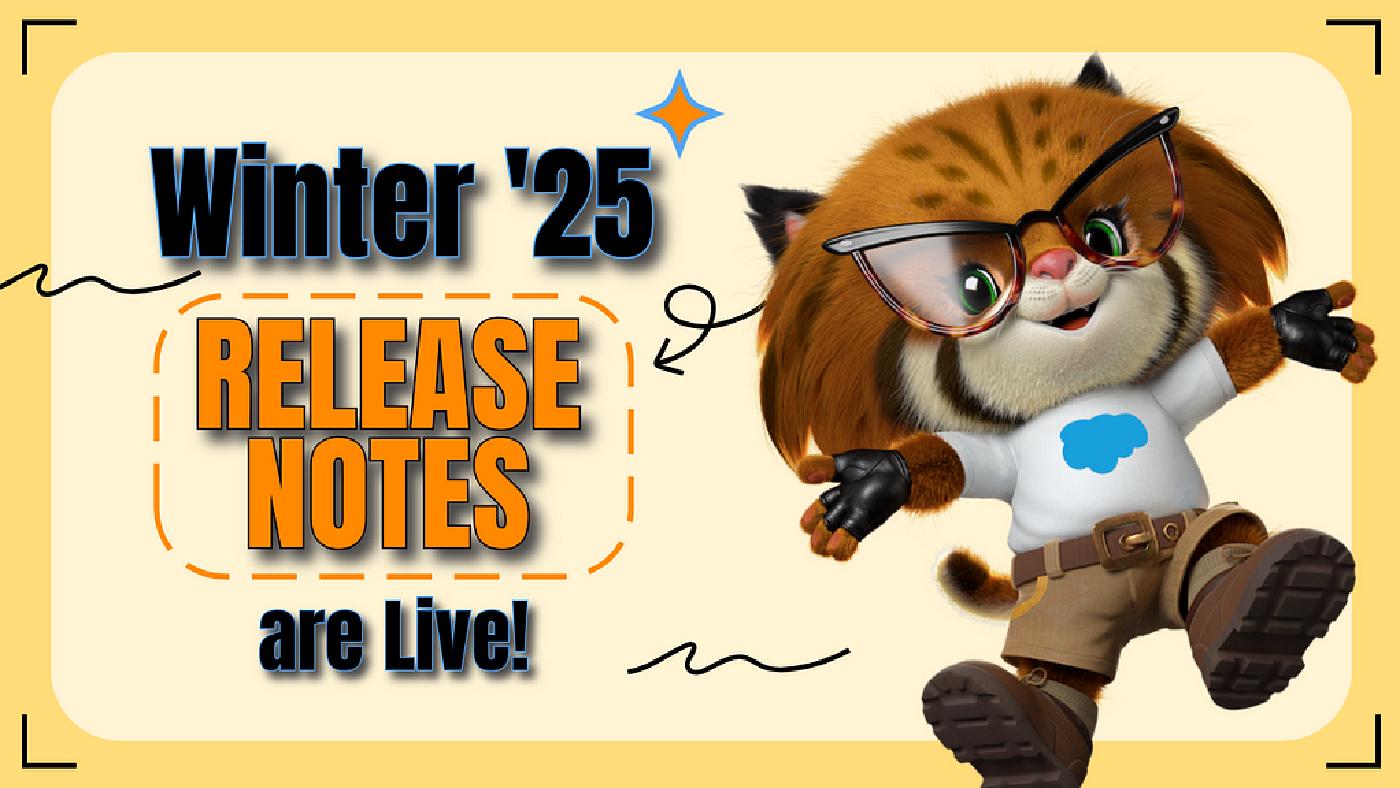 Salesforce Winter ’25 Release Notes are Live!